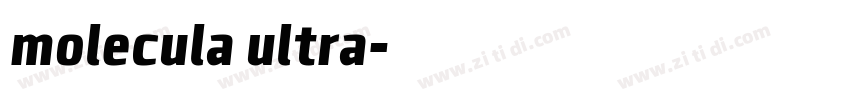 molecula ultra字体转换